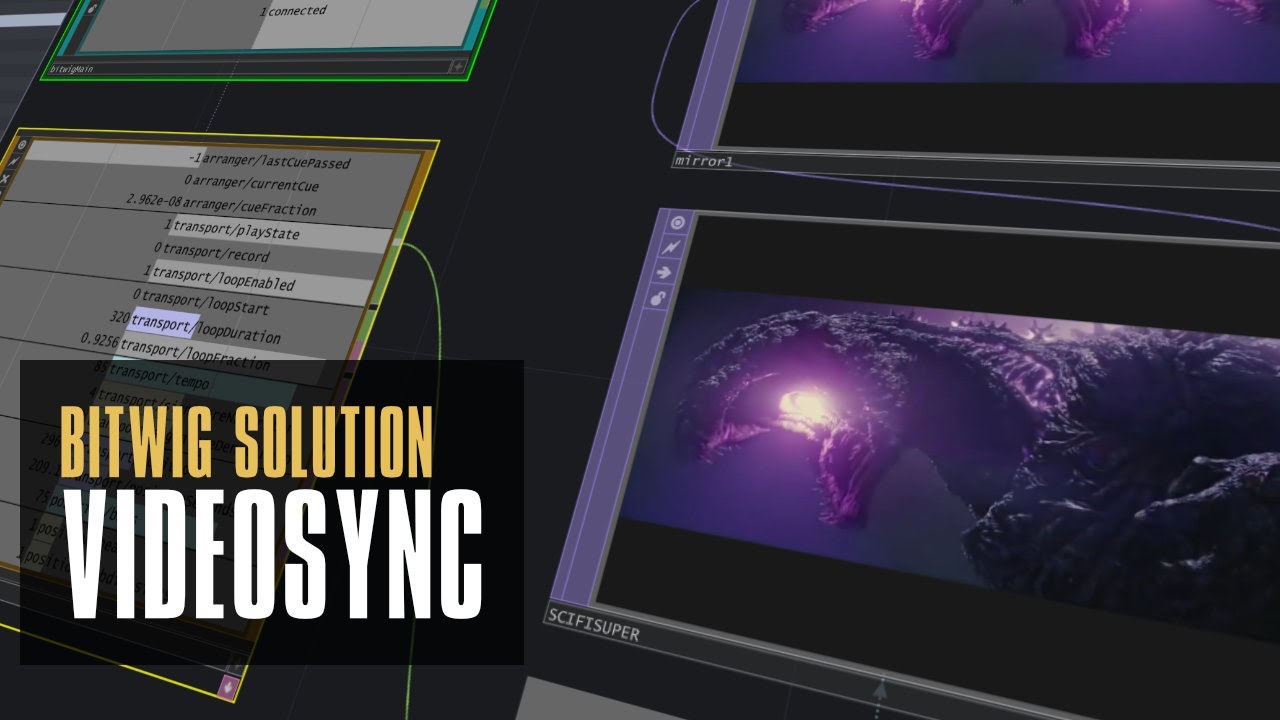 Synchronize Video with Bitwig using Touch Designer