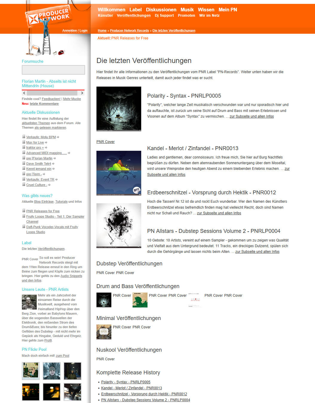 PNR Producer Network Recordings