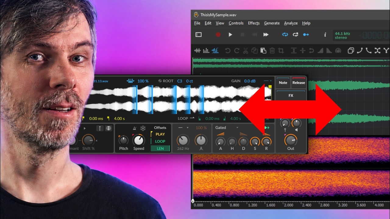 Bitwig Studio External Audio Editor Workflow for Sampler