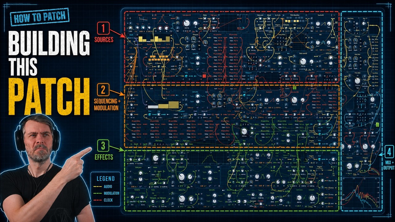 Bitwig Grid Generative Ambient Patching Workflow