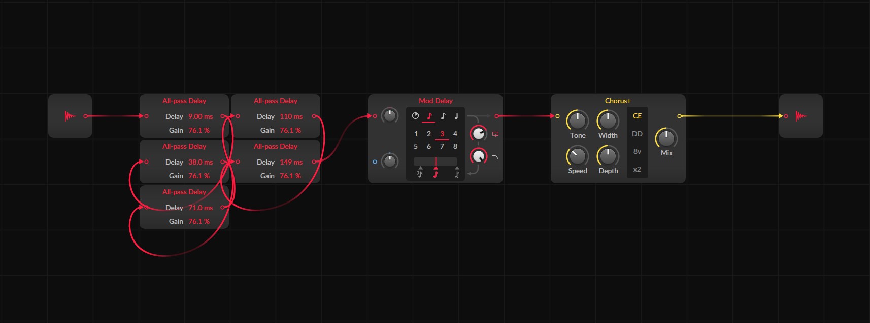 Simple All-Pass Reverb