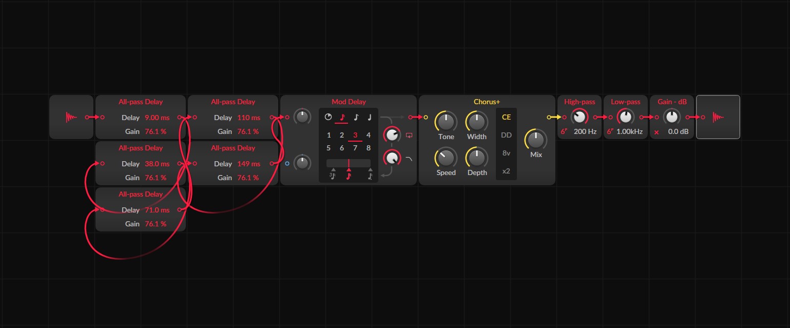 Simple All-Pass Reverb