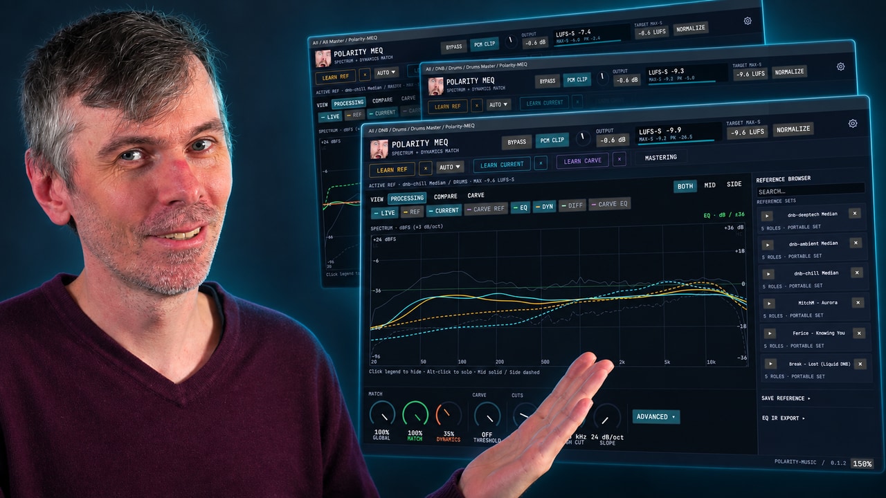 Polarity-MEQ: Free Mid/Side Match EQ for Consistent Mixes