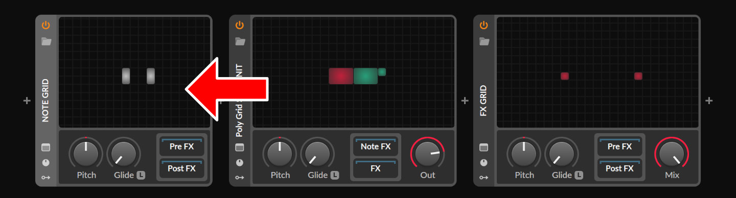 Note Grid Device