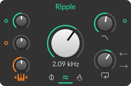 Ripple filter module in Bitwig Grid