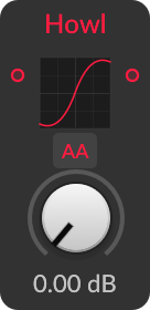 Howl module panel in Bitwig Grid